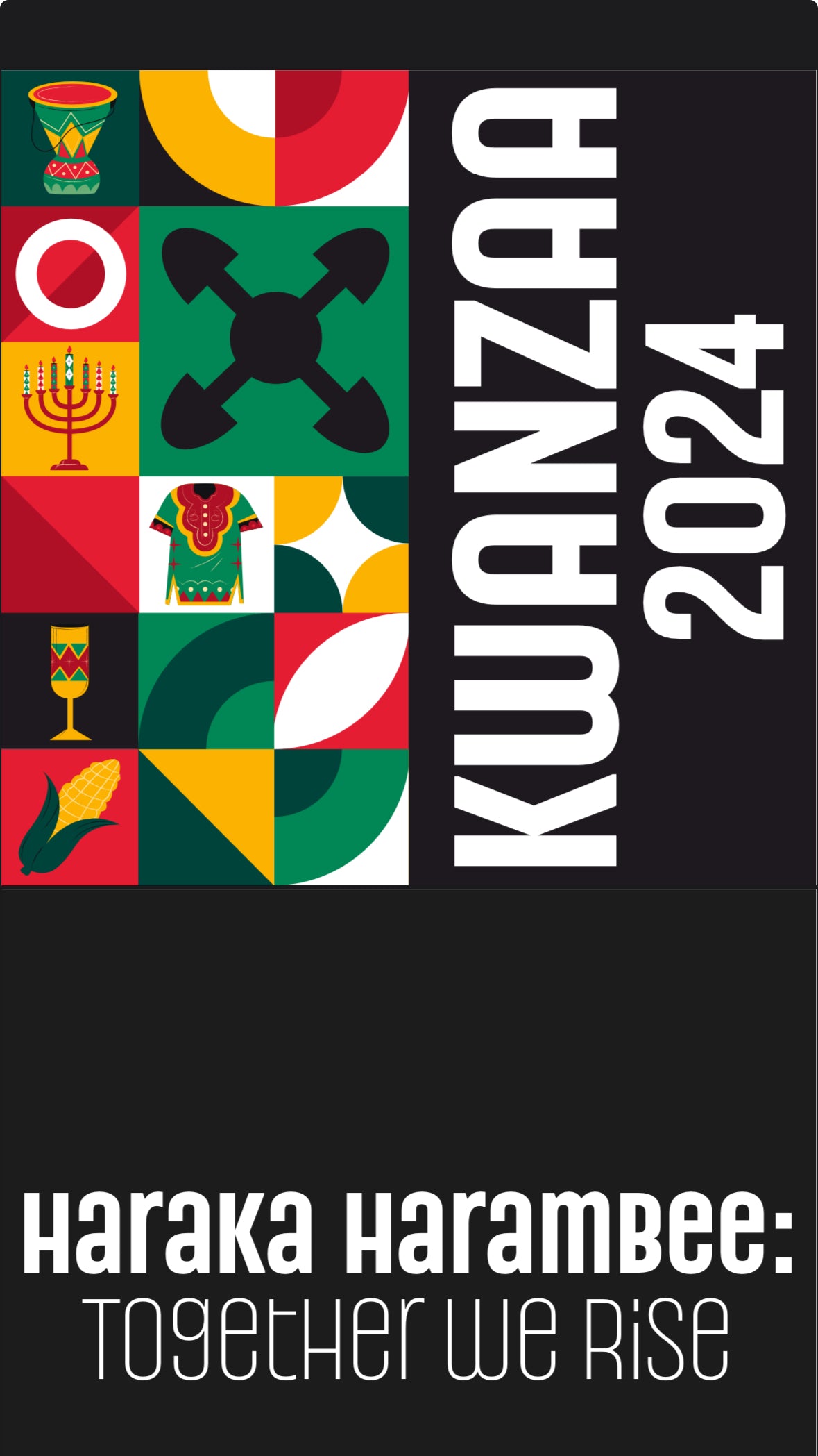 Kwanzaa without year and Kwanzaa 2024
