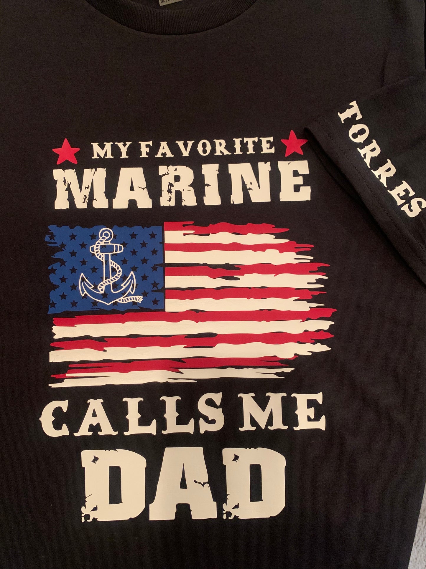 Short sleeve T-shirt Marine