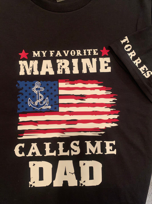 Short sleeve T-shirt Marine